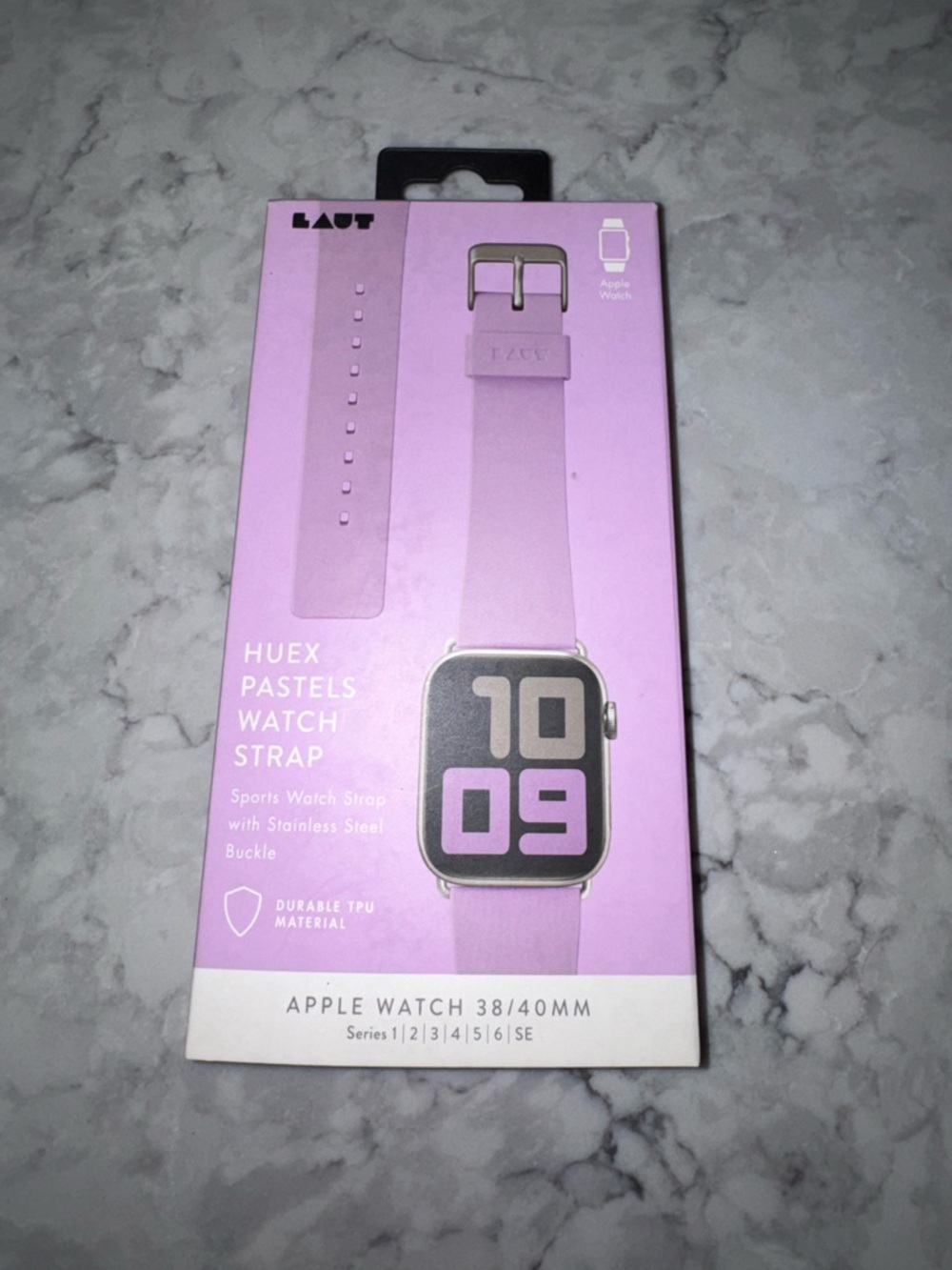 LAUT Huex Pastels Lavender Apple Watch Strap - 38/40mm